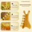 Bộ dụng cụ massage mặt bằng sừng tự nhiên giúp hỗ trọ nâng cơ,giảm nếp nhăn,chống lão hoá-MỸ NGHỆ DƯỠNG SINH HT