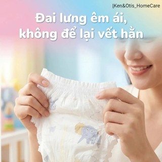 [Combo 100 Miếng] Bỉm Tã Quần Hipbaby Care Thấm Hút Tốt, Thoáng Mát, An Toàn Cho Bé, Đủ Size M-4XL