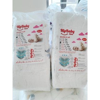 [Combo 100 Miếng] Bỉm Tã Quần Hipbaby Care Thấm Hút Tốt, Thoáng Mát, An Toàn Cho Bé, Đủ Size M-4XL