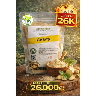 Bột gừng Ninh Thuận nguyên chất làm gia vị - Hàng cônng ty Thảo Dược Việt