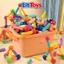 Bộ Xếp Hình Nam Châm 64 Chi Tiết ToysLit Lắp Ghép Sáng Tạo Thông Minh Cho Bé Phát Triển Tư Duy
