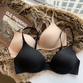 Áo ngực nữ su đúc mềm mại êm ái đệm mút mỏng ôm ngực kiểu dáng basic 2 nấc cài tiện lợi HOMBRA A239