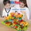 Bộ Đồ Chơi Lắp Ghép Cầu Trượt Tháp Bi 170 Chi Tiết ToysLit Xếp Hình Sáng Tạo Rèn Tư Duy Logic Cho Bé