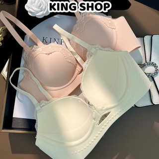 Combo 2 Áo Ngực Nữ Su Đúc Không Gọng Ren Mềm Xinh, Áo Lót Nâng V1 Tạo Khe Quyến Rũ King Shop A-5482