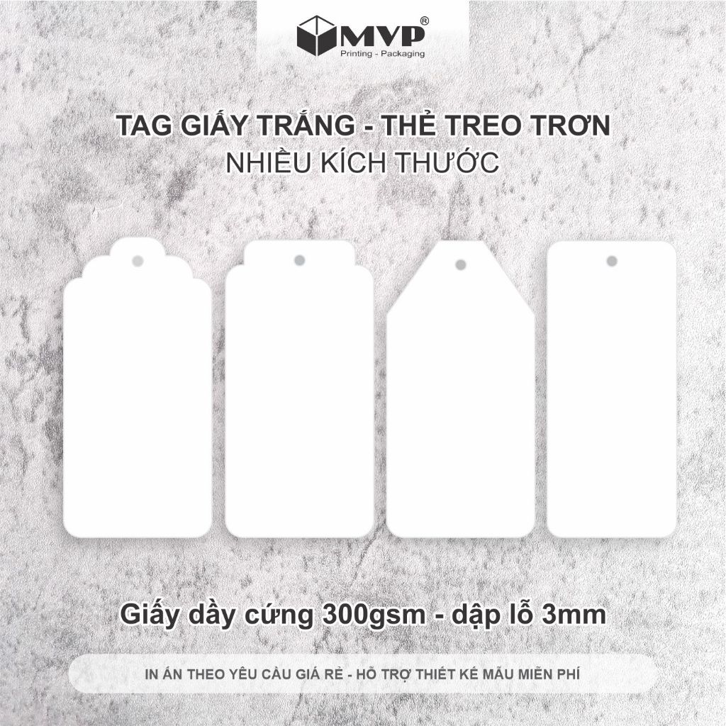 200 tag giấy trắng trơn nhiều mẫu - Thẻ treo trơn không in | Shopee ...