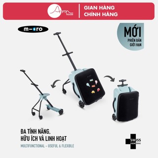 [Thuỵ Sĩ] Vali xe đẩy cho bé gấp gọn Micro Eazy Luggage - Thương hiệu Thuỵ Sĩ - Bảo hành 12 tháng