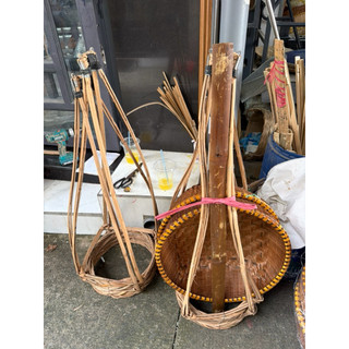 Hỏa Tốc  Quang Gánh có đế Trang trí kèm đòn gánh Nâu
