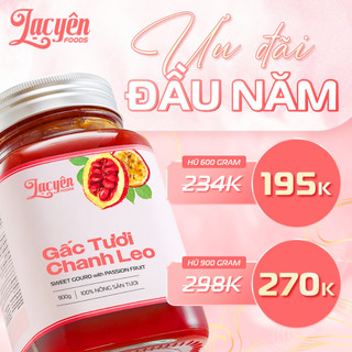 Gấc Tươi Chanh Leo Lạc Yên Foods  Đạt Chứng Nhận ISO 22000 Sản Phẩm Từ Nông Sản Sạch 100%