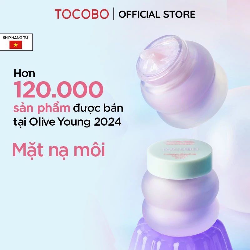 [KOL] Mặt nạ dưỡng môi căng mọng Tocobo Collagen Boosting Lip Mask 20ml