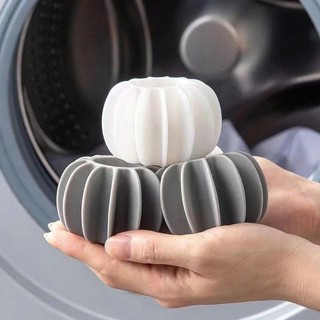 Set 10 cái Bóng giặt silicon mềm chống rối làm thẳng quần áo khi giặt tiện dụng kích thước 6cmx3.5cm