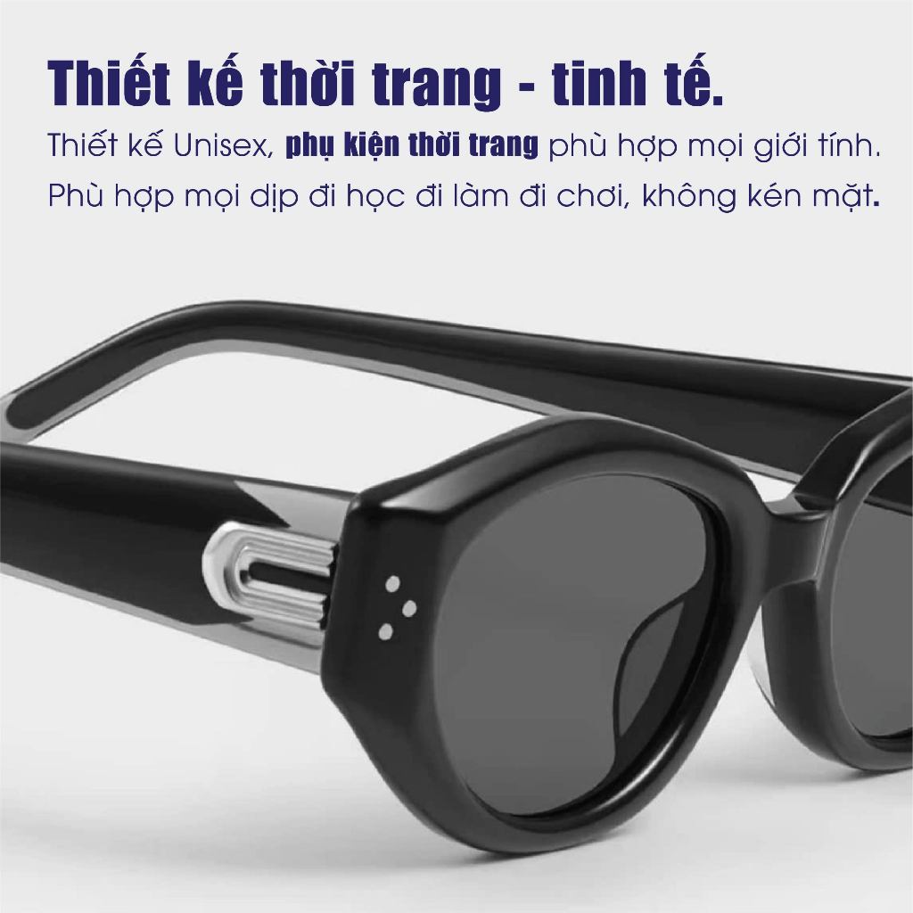 Kính Râm Mắt Mèo Chống Tia UV Phong Cách SUNNY MẮT KÍNH Phụ Kiện Thời Trang Nam Nữ Đi Học Đi Làm Đi Chơi