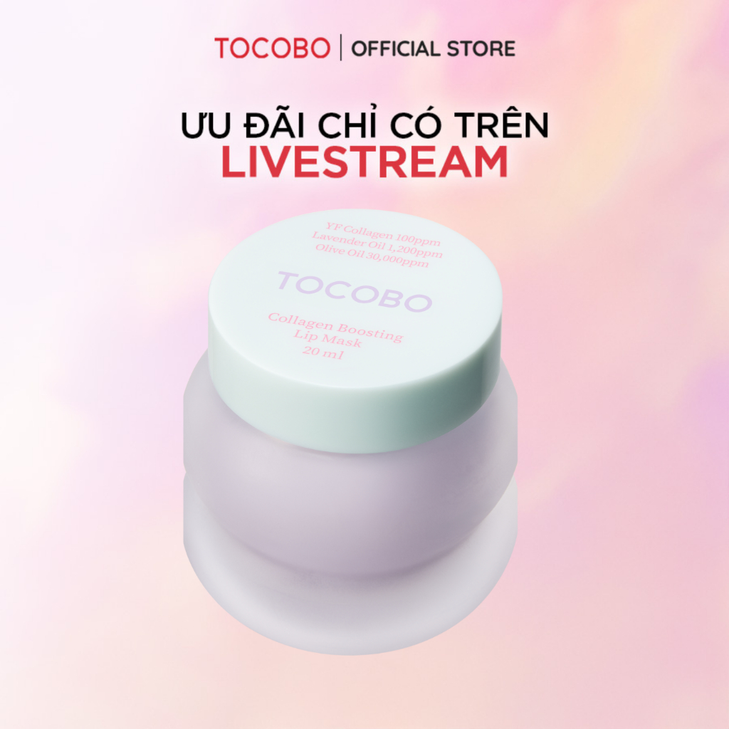 [KOL] Mặt nạ dưỡng môi căng mọng Tocobo Collagen Boosting Lip Mask 20ml