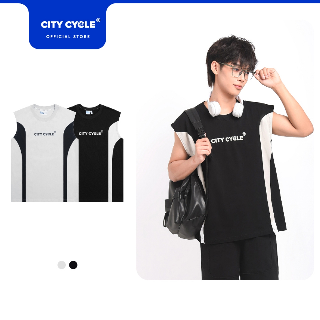 Áo Tanktop Light Strip Local Brand Chính Hãng City Cycle chất liệu cotton cao cấp form rộng unisex