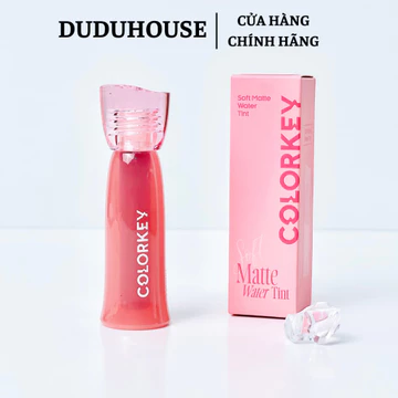 Son Kem Lì Colorkey Siêu Mịn Môi Soft Matte Water Tint 2.5g Duduhouse