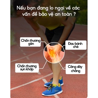 Băng dán cơ thể thao đầu gối cắt sẵn chạy bộ trail leo núi đá bóng hỗ trợ giảm căng cơ hồi phục chấn thương