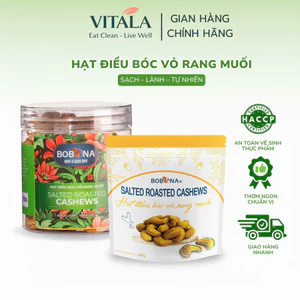 Hạt Điều Rang Muối Túi250g/Hũ200g Vitala F&B Tiện Lợi Thơm Ngon Giòn Béo Không Chất Bảo Quản