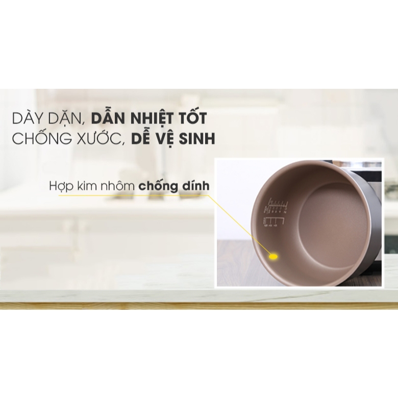 Nồi áp suất cơ Philips HD2103/66 5L - 900W - 14 chế độ nấu - Bảo hành chính hãng 24 tháng