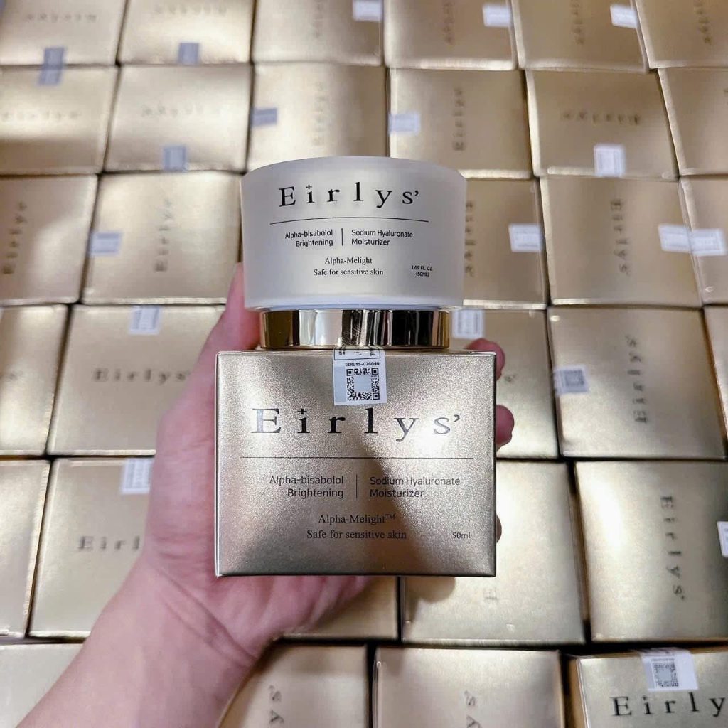 Kem Dưỡng Eirlys' Glutathione [nâng tone] Mờ thâm nám, tàn nhang dưỡng  trắng đều màu da giúp da căng bóng mịn màng 50ml
