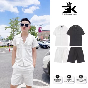 Đồ Bộ Nam ,Bộ đũi nam cao cấp chất liệu vải co giãn quần áo thoáng mát dễ chịu không nhăn nhàu