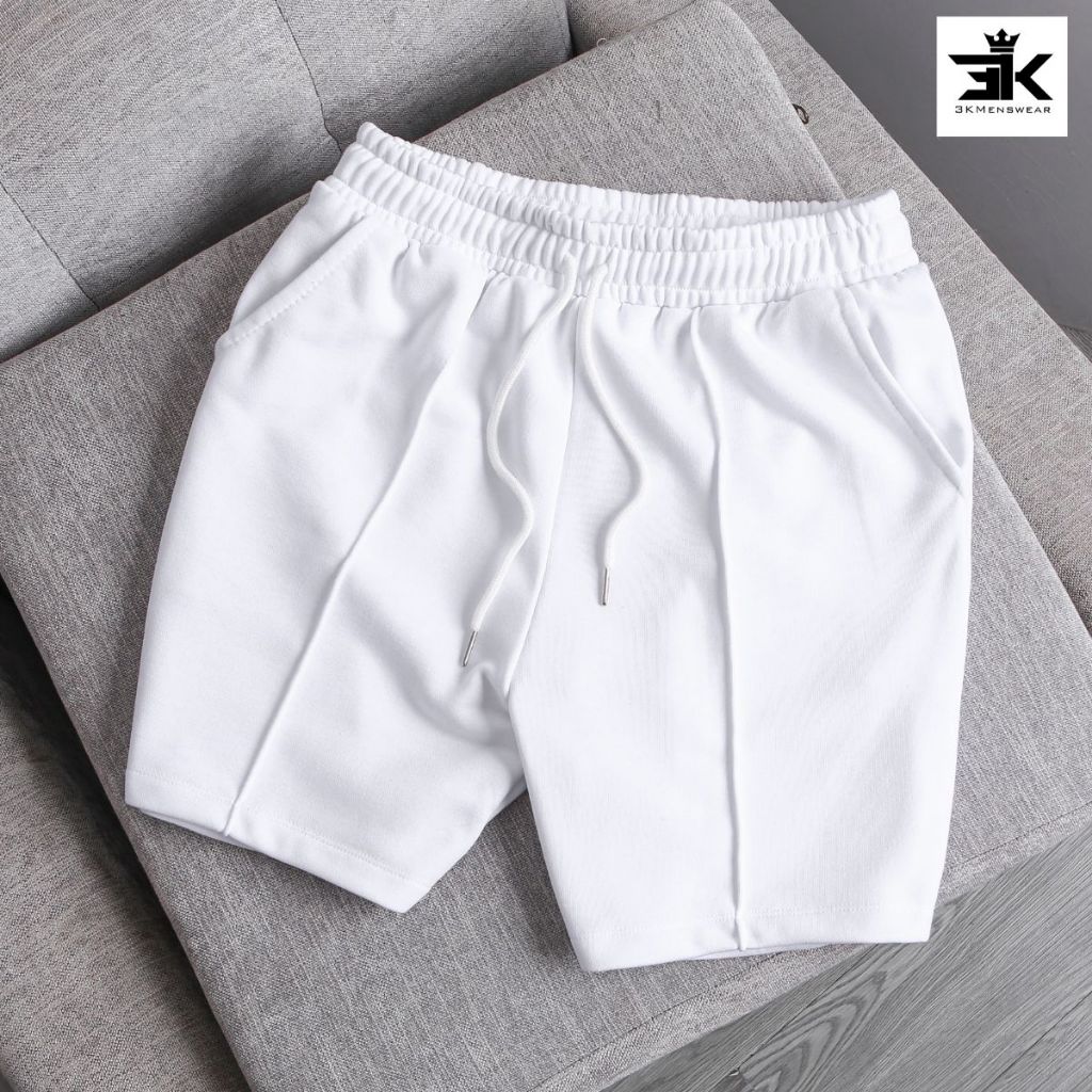 Quần short nam, Quần đùi thời trang nam  3KMENSWEAR chất nỉ cotton dày dặn chân cua from 45-85kg