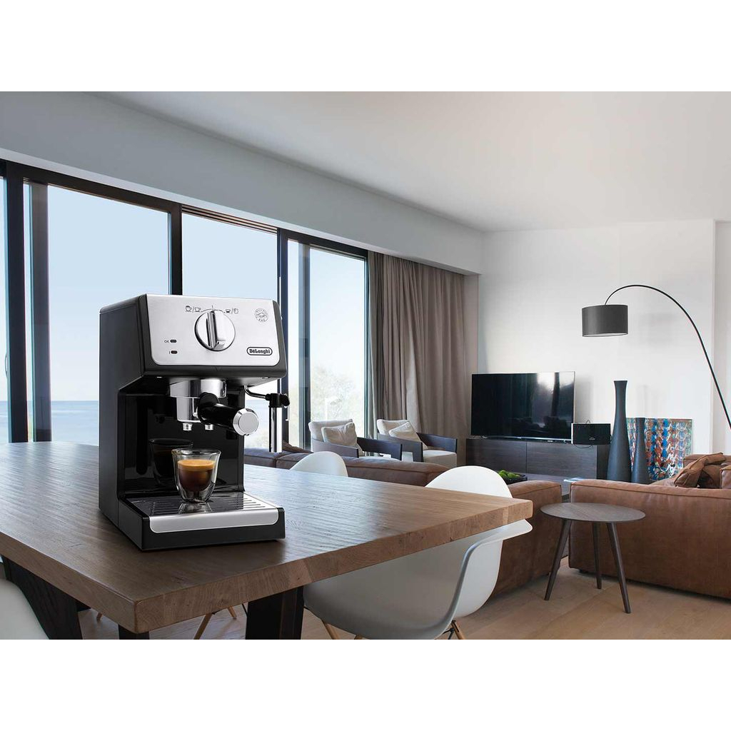 Máy pha cà phê espresso DeLonghi Active Line ECP33.21.BK - Bảo hành chính hãng 12 tháng