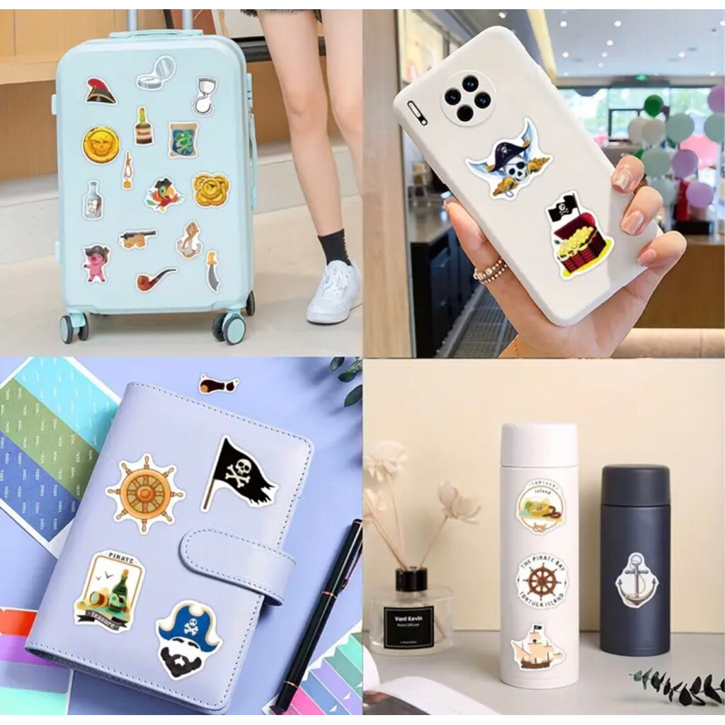 set sticker chủ để biển thời trang