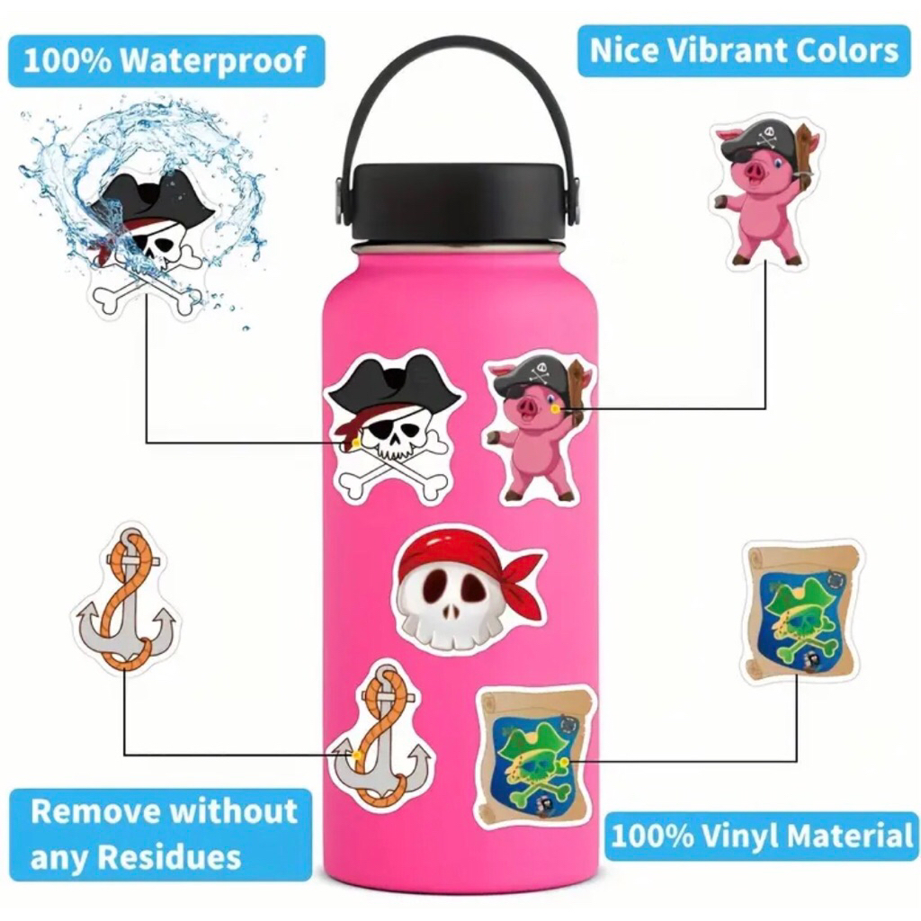 set sticker chủ để biển thời trang