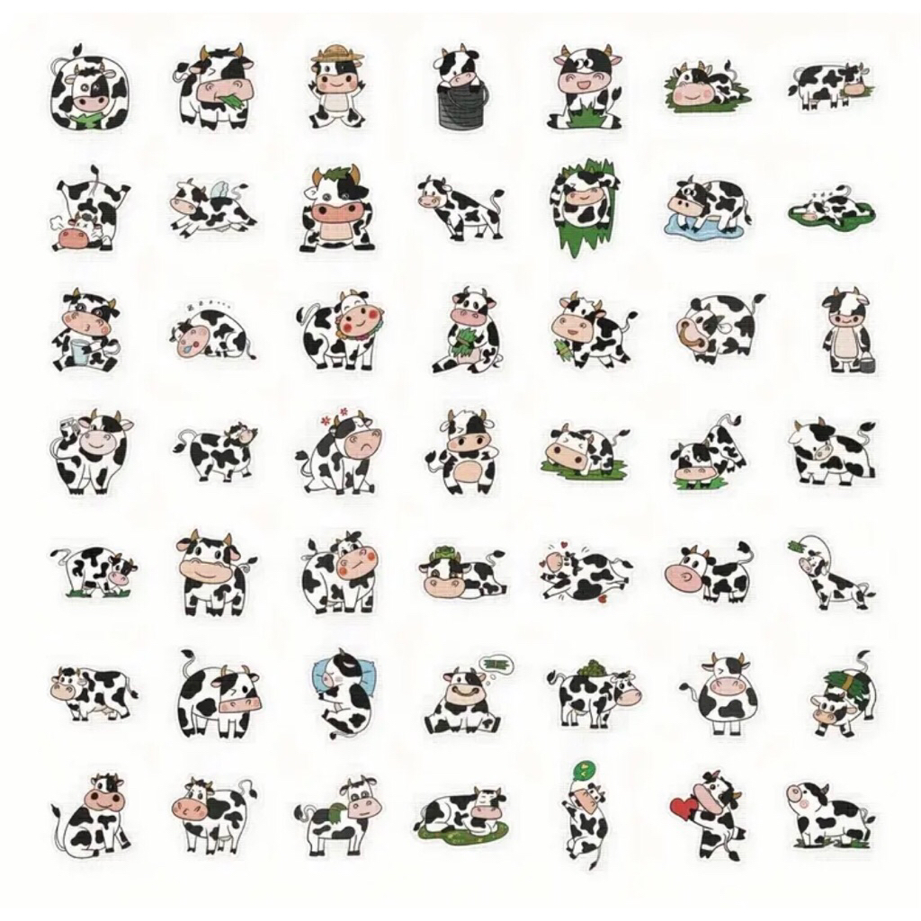 sticker bé bò sữa mập ú nu