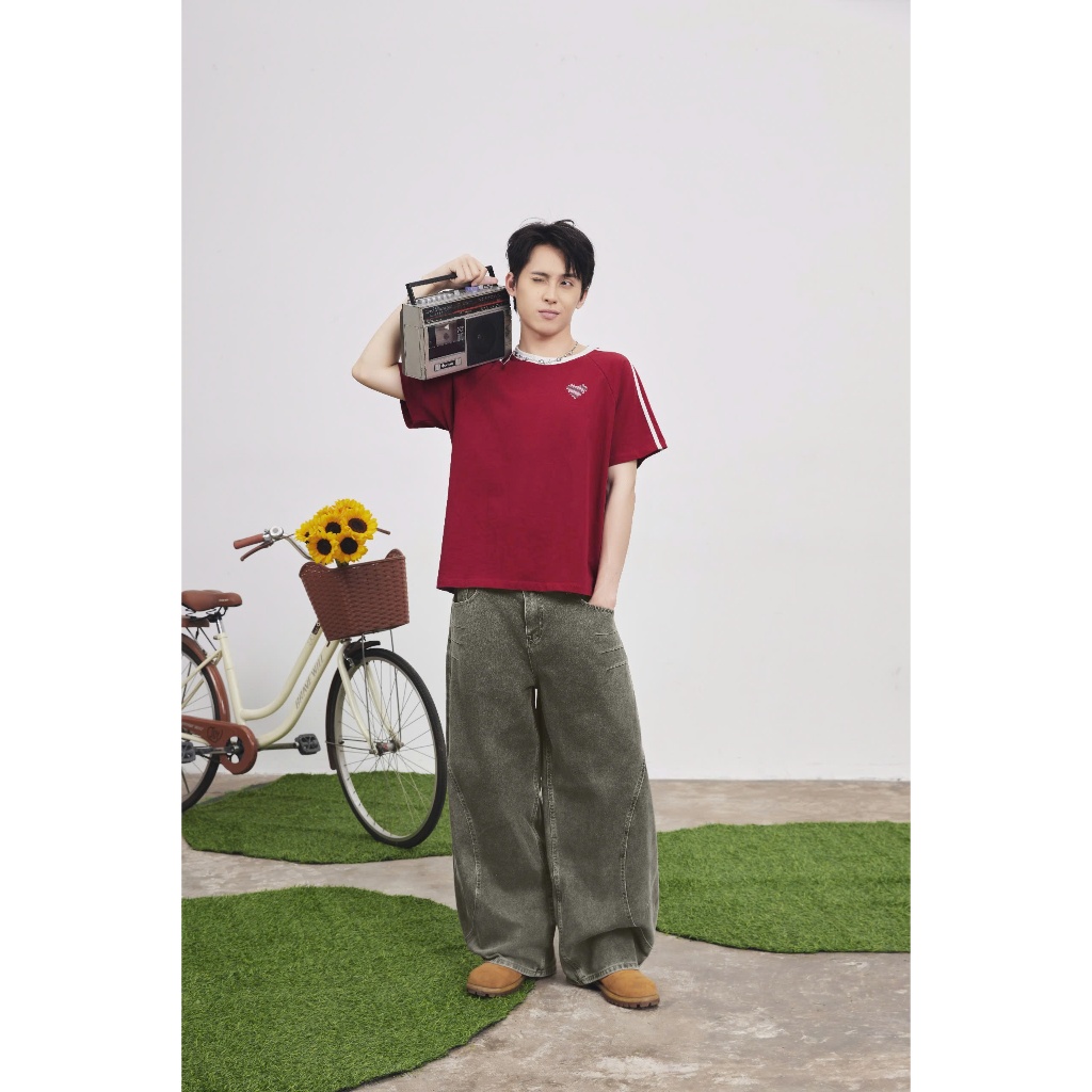 Quần Jean Nam Nữ YOGRAM Wash Dáng Đứng Ống Rộng Thời Trang Năng Động SECODEE