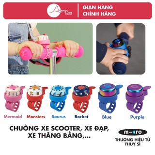 Chuông Micro Bell - Phụ kiện cho xe scooter, xe đạp, xe chòi chân, xe thăng bằng - Thương hiệu Thuỵ Sĩ