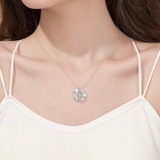 Vòng Cổ Nữ Dễ Thương Hình Bông Tuyết - Lấy Cảm Hứng Từ Băng Giá - Hot Trend 2026