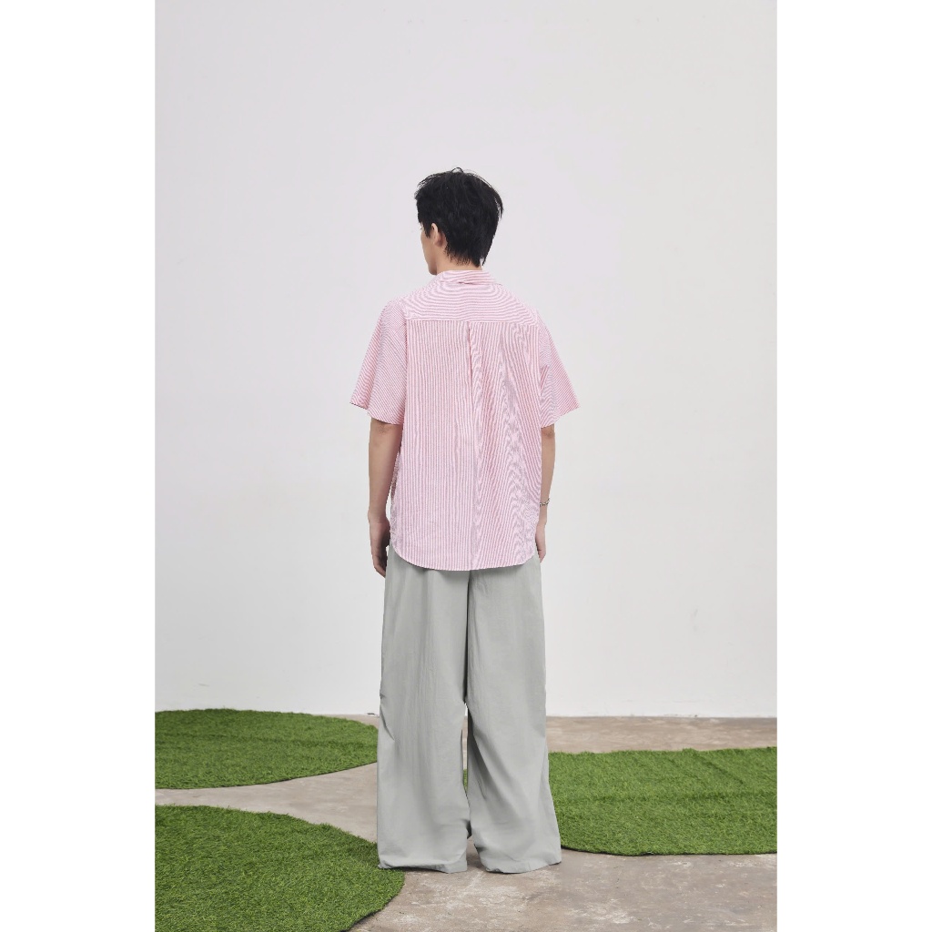 Áo Sơ Mi RAISON Tay Ngắn Unisex Nam Nữ Form Rộng Thời Trang Secodee