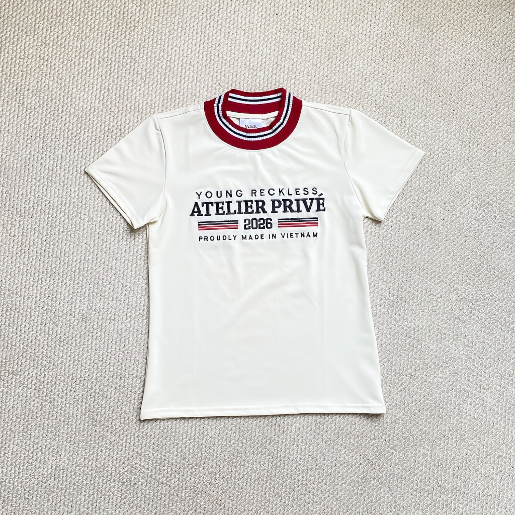 [CÓ TÁCH SET] BABY TEE WAFFLE LOGO THÊU GIRL FRIEND FFCLUB MIX