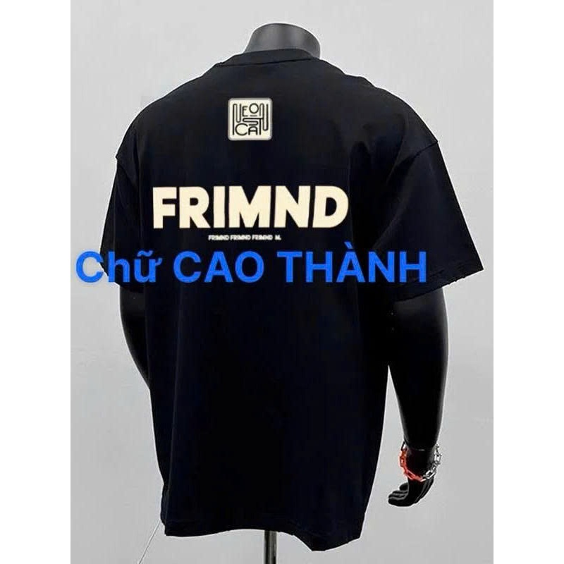 Áo thun Stee Cổ tròn FRIMND Cao thành Localbrand IBENXOPI Unisex Cotton
