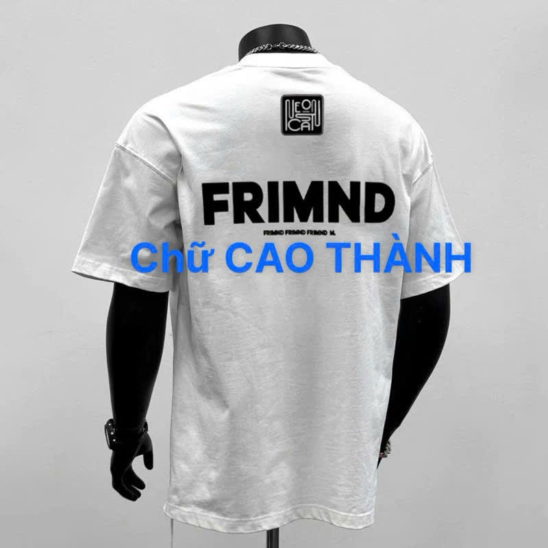 Áo thun Stee Cổ tròn FRIMND Cao thành Localbrand IBENXOPI Unisex Cotton