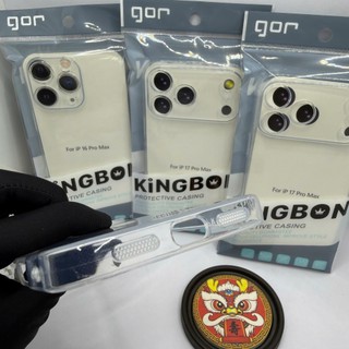 Ốp Lưng iPHONE Silicon dẻo Trong Suốt,Siêu Mỏng GOR KiNGBON cho 11 đến 17 PRO MAX