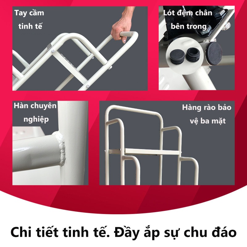 thang bậc di động Kệ bậc thang Kệ Tam Cấp Thang Kệ siêu thị thang máy vận chuyển hàng