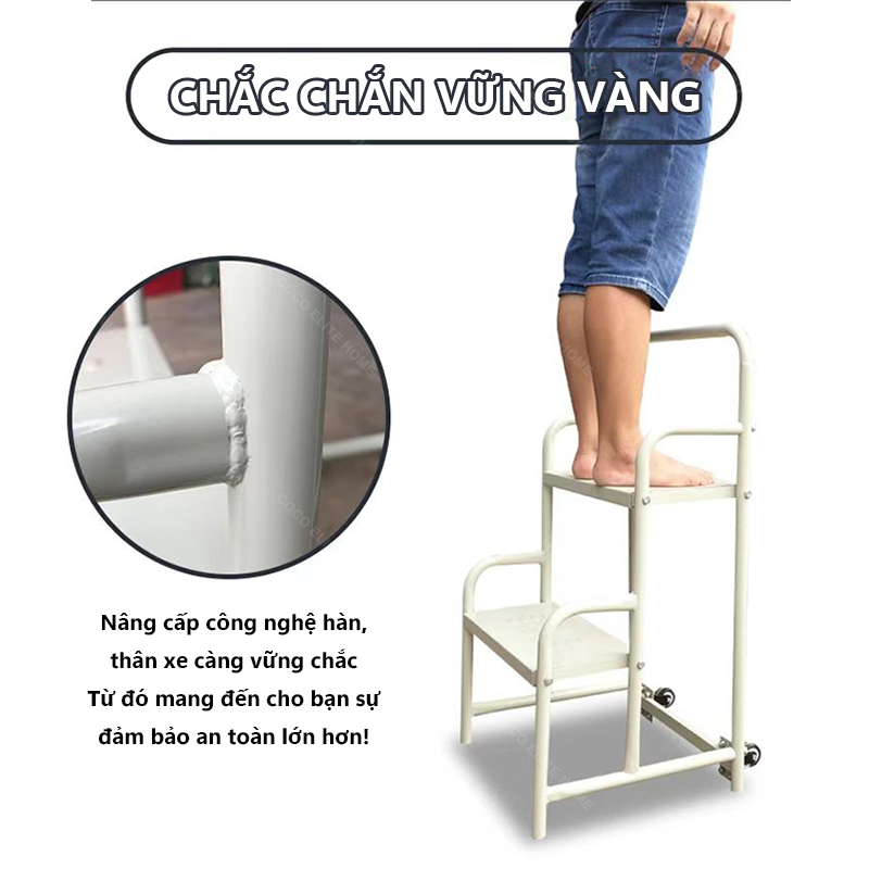 thang bậc di động Kệ bậc thang Kệ Tam Cấp Thang Kệ siêu thị thang máy vận chuyển hàng