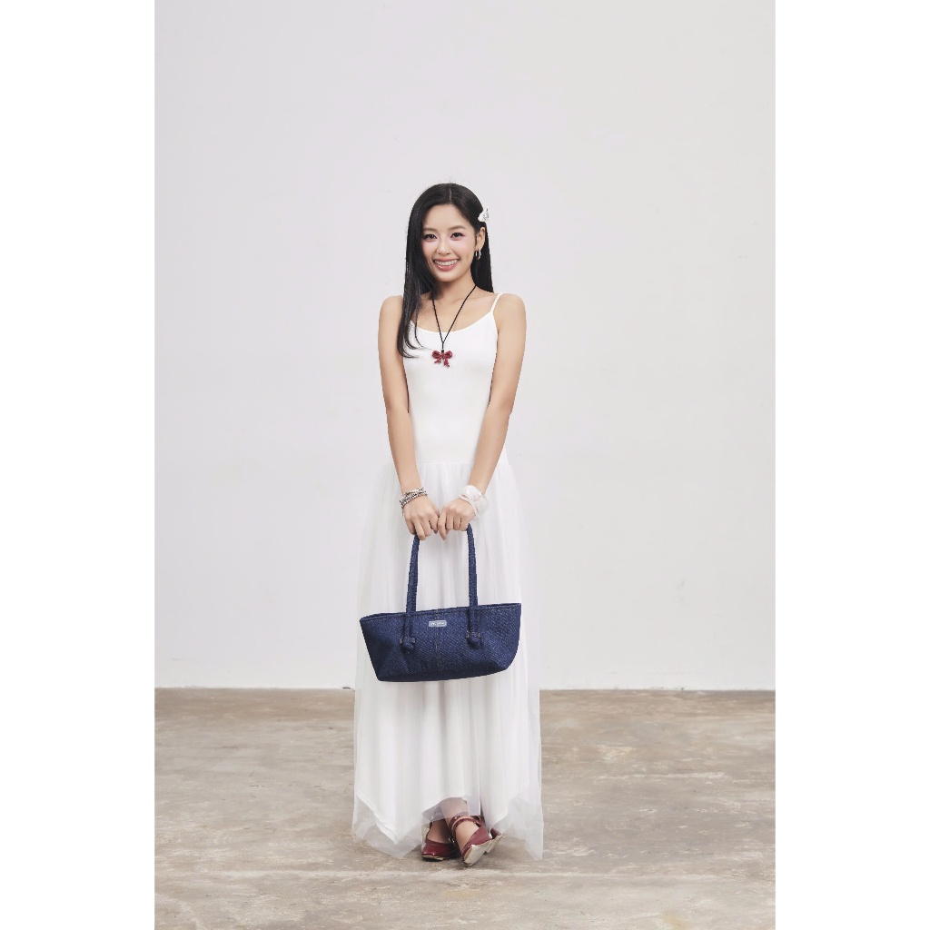 Túi WODDA Denim Dáng Chữ Nhật Chất Denim Đi Chơi, Dạo Phố SECODEE