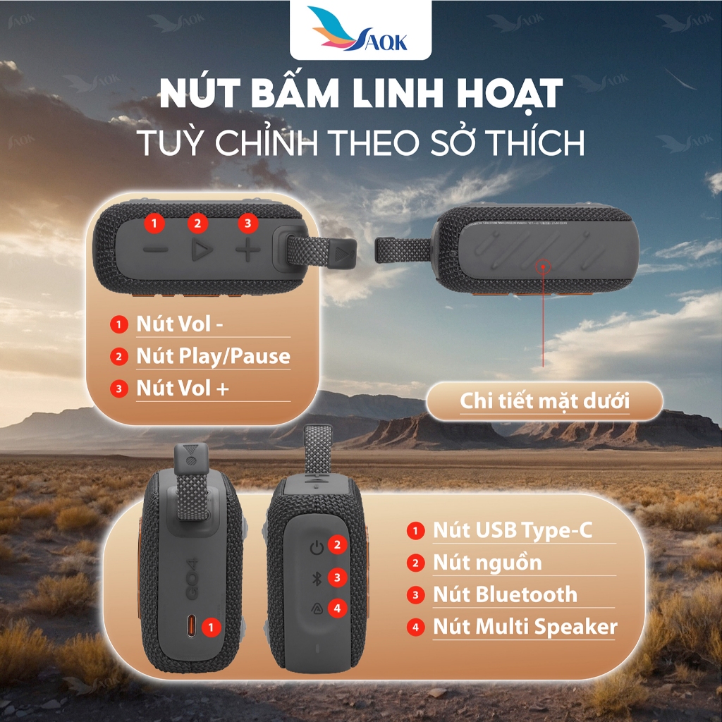 Loa Bluetooth JBL Go 4 JBLGO4 - Hàng chính hãng | BigBuy360 - bigbuy360.vn