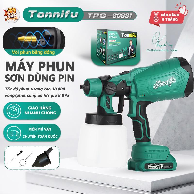Máy Phun Sơn Cầm Tay TPQ 80931 TONNIFU Bình Chứa 1000ml Phun Nhanh Tiện ...