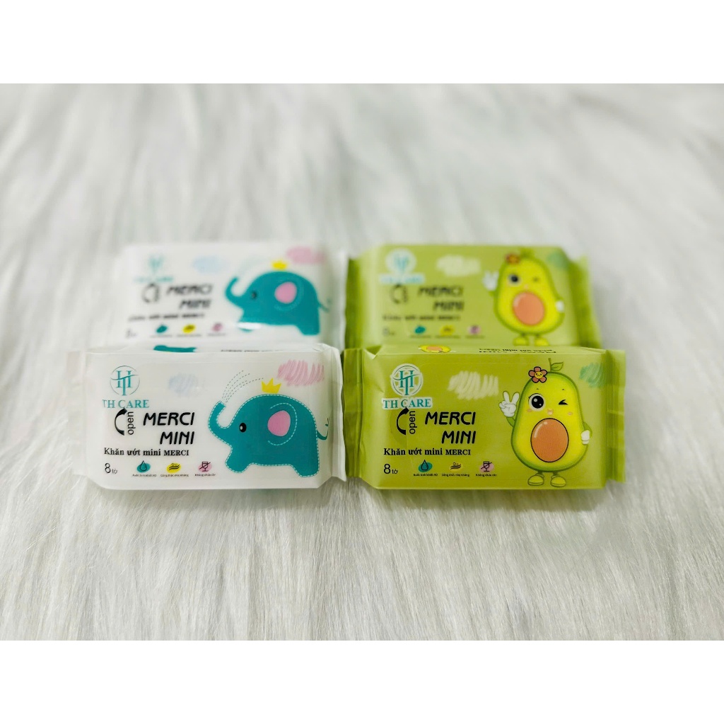 COMBO 3 LỐC(24 GÓI) Khăn Giấy Ướt Mini Bỏ Túi, Khăn Giấy Đa Năng Tiện Dụng Dễ Mang Bên Người, An Toàn Cho Làn Da.