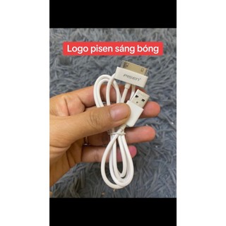 Dây sạc Pisen chính hãng dùng cho ipad 2, ipad 3, iphone 4 và 4s siêu bền, sạc pin, chạy phần mền