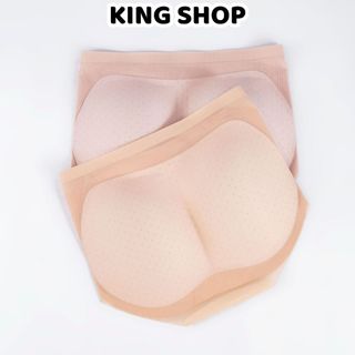 Combo 2 Quần Lót Độn Mông Nữ Su Sọc Gân Tăm Không Đường May, Quần Định Hình V3 Tăng 0,3cm King Shop N-2055
