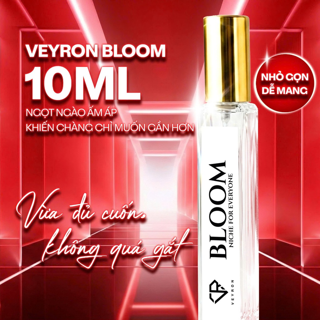 [CHÍNH HÃNG] Shimanto Veyron Bloom 10ml Nước Hoa Nam Mini Hương Ngọt Ấm