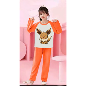 🌸 BỘ ĐỒ BÉ GÁI DÀI TAY – HÌNH CỰC ĐÁNG YÊU 🐱💕 DS521