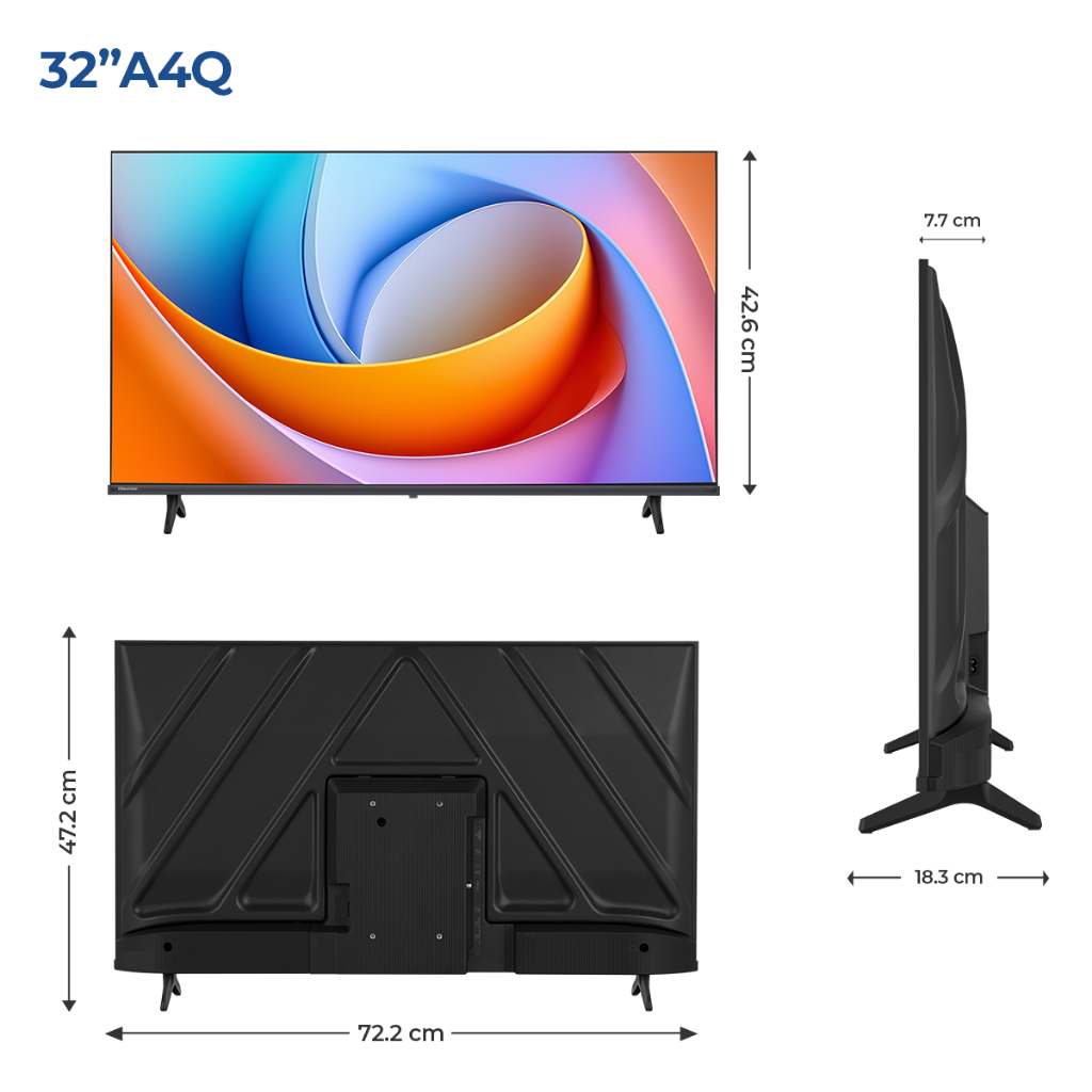 [HD 32 inch] Smart Tivi Hisense 32A4Q - Hàng Chính Hãng - Bảo Hành 2 Năm - Miễn Phí Giao Hàng Tận Nơi