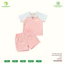 Bộ Cộc Bé Gái Anminaza Lovely Day Đi Học, Đi Chơi Vải Petit Co Dãn Mát Mẻ AMIA0519