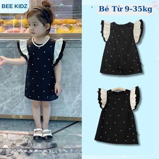 Váy Cho Bé Gái, BST Váy Sát Nách Bé Gái Phong Cách Tiểu Thư Mặc Thường Ngày Chất Liệu Cotton