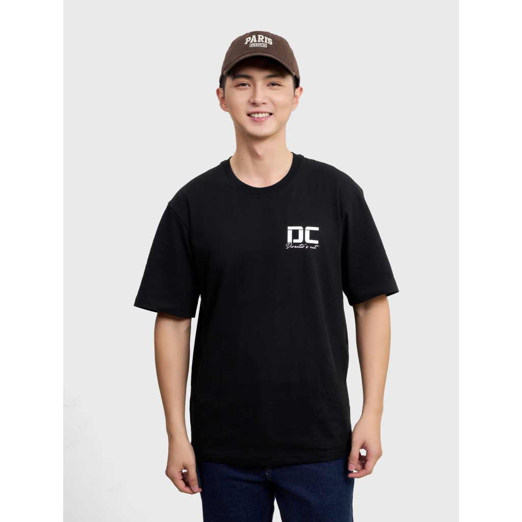 Áo phông nam CANIFA cộc tay dáng suông có hình in 8TS25W005